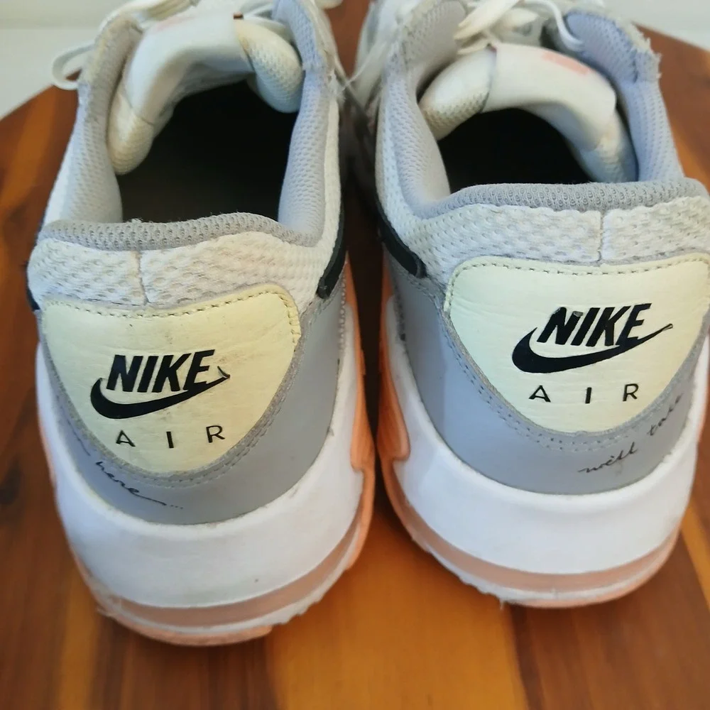 Nike Air Max Excee Womens 11 White Peach Grey Shoes Sneakers DV2189-100